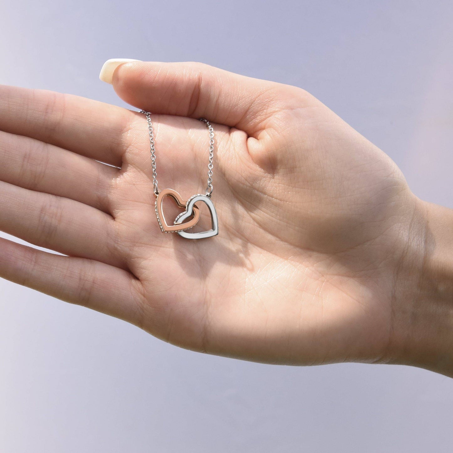 Para a Minha Namorada – Colar com pingente de corações JULIET_HEARTS_APPLEROSE