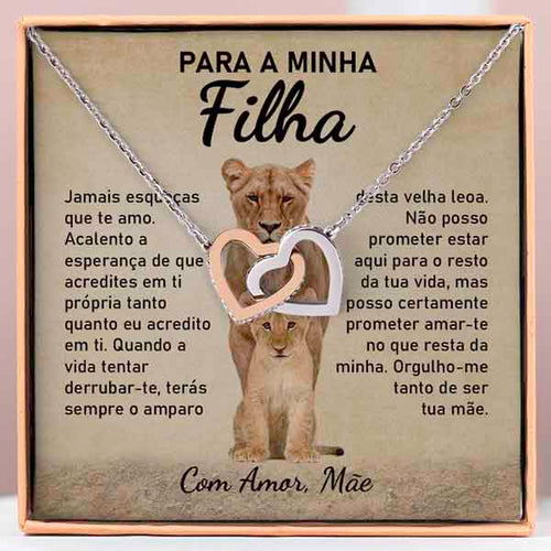 Para a Minha Filha – Colar de Corações Interligados LILLIA_HEARTS
