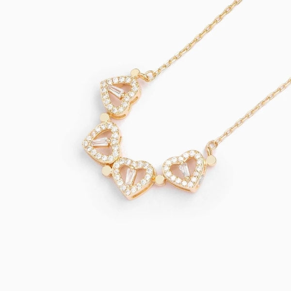 Para a Minha Mulher – Colar Trevo Banhado a Ouro 18K 2em1