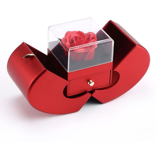 Caixa de jóias com rosa – APPLE ROSE BOX