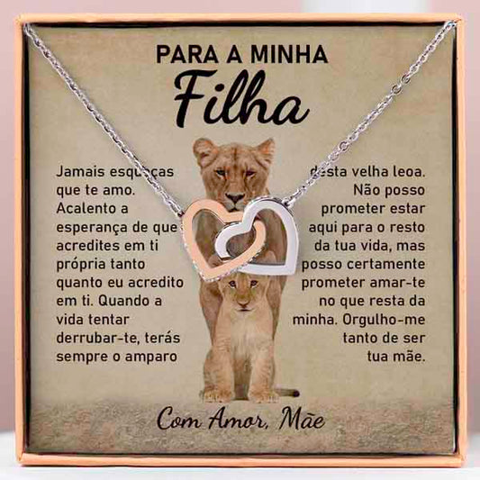 Para a Minha Filha – Colar de Corações Interligados LILLIA_HEARTS