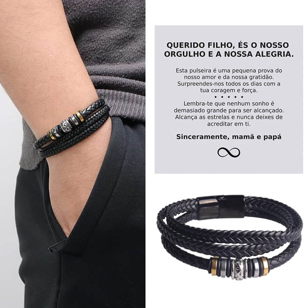 Querido filho – ENZO_LEATHERBRACELET