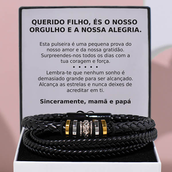 Querido filho – ENZO_LEATHERBRACELET
